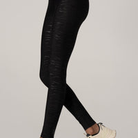 Bowie High Waist Leggings Tiger Emboss Black