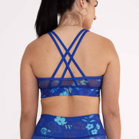 Strappy Bra Royal Flowers