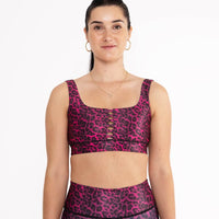 Nina Bra Cheetah Magenta