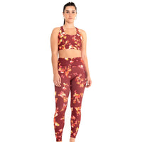 Nala 2.0 Legging Luminous Blooms Burgundy