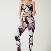 Aria Reversible Legging Satin Garden