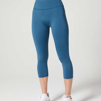 Camila Cropped Front Pocket Legging Deep Lake