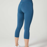 Camila Cropped Front Pocket Legging Deep Lake