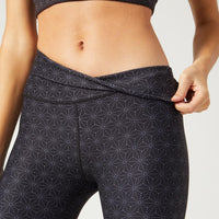 High Waist Reversible Legging Tokyo Sunrise