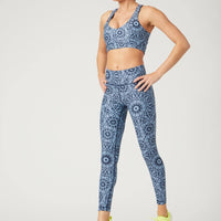 High Waist Reversible Legging Mandala Serenity