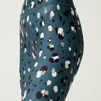 Camila Cropped Front Pocket Legging Paint Spot Animal