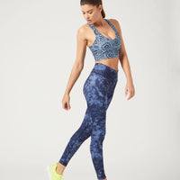 High Waist Reversible Legging Mandala Serenity