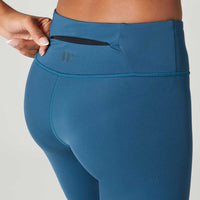 Zoe Back Pocket Legging Deep Lake