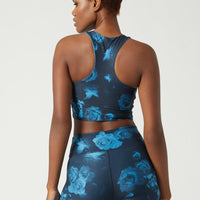 Irene Bra Neon Blue Flowers