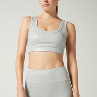 Anna Bra Heather Rib Iridescent Foil