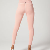 Zoe Back Pocket Legging Rose Blush