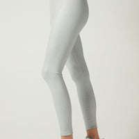 Camila Front Pocket Legging Heather Rib Iridescent Foil