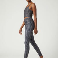 High Waist Reversible Legging Zig Zag