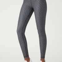 High Waist Reversible Legging Zig Zag