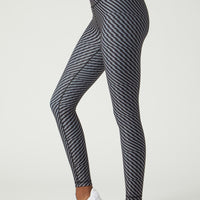 High Waist Reversible Legging Zig Zag