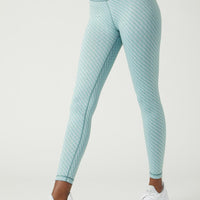 High Waist Reversible Legging Zig Zag