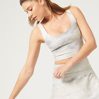 Thalia Cropped Tank Sahara White