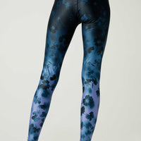 Camila Front Pocket Legging Floral Camo Stone Teal