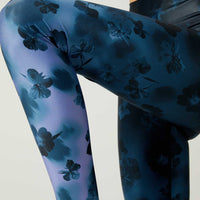 Camila Front Pocket Legging Floral Camo Stone Teal