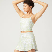 Avery Tank Downtown Zebra White