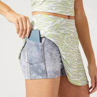 Casey Skort Downtown Zebra White