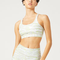 Strappy Bra Downtown Zebra White