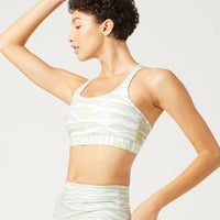 Strappy Bra Downtown Zebra White