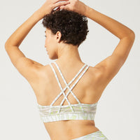 Strappy Bra Downtown Zebra White
