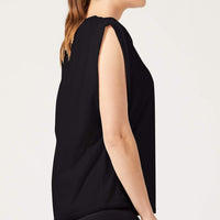 Fiona Muscle Tee Black