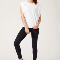 Fiona Muscle Tee White