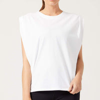 Fiona Muscle Tee White