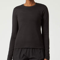 Lisa Fitted Long Sleeve Black