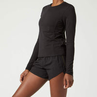 Lisa Fitted Long Sleeve Black