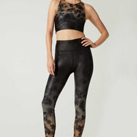 Camila Front Pocket Legging Floral Camo Sahara