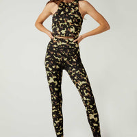 Alexa Cropped Tank Blur Camo