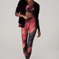 Velvet Bomber Jacket Bordeaux