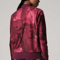 Velvet Bomber Jacket Bordeaux