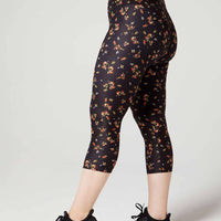 Camila Cropped Front Pocket Legging Foxy Floral