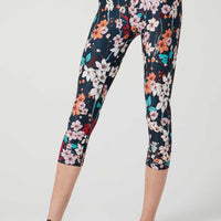 Camila Cropped Front Pocket Legging Midnight Glory