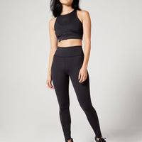 Rina Crossback Bra Athletic Mesh Jet Black