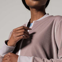 Velvet Bomber Jacket Portobello