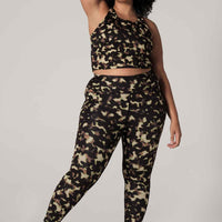 Camila High Waist Front Pocket Legging Blur Camo