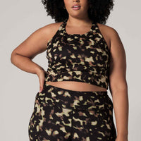 Alexa Crop Tank Blur Camo