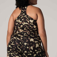 Alexa Crop Tank Blur Camo