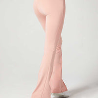 Teresa Slit Flare Rose Blush