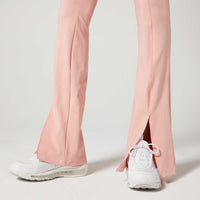 Teresa Slit Flare Rose Blush