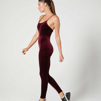 Megan Bodysuit Velvet Bordeaux