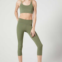 Strappy Bra Deep Lichen