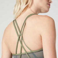 Strappy Bra Deep Lichen