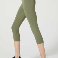 Camila Cropped Front Pocket Legging Deep Lichen